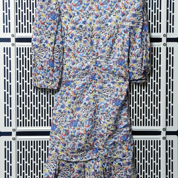 MARANT ETOILE DAMIANI FLORAL PATTERN MIDI SKIRT - Picture 9 of 16